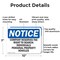 Signmission Company Reserves The Right To Search, 10 in W x Rectangle, Aluminum OS-2PACK-NS-A-710-L-15357 - alternate 5